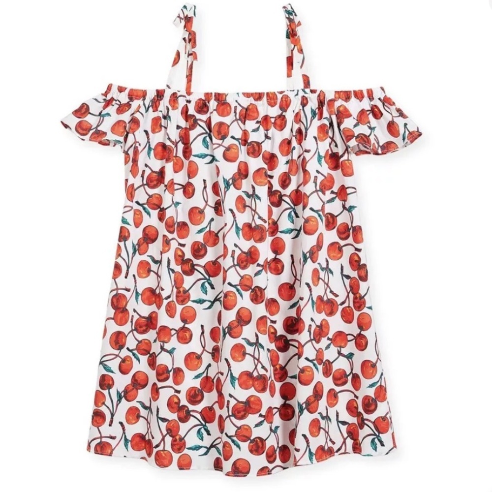 Milly Minis Girls Cherry Eden Cold Shoulder Size 12